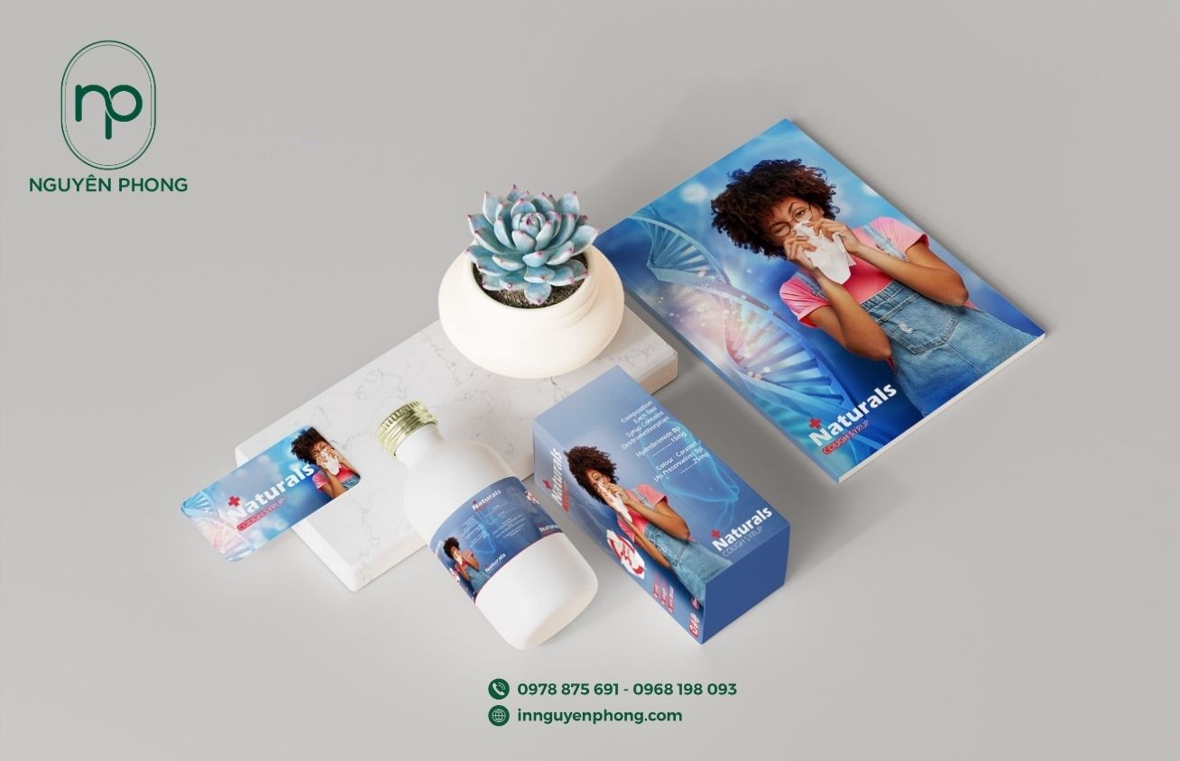 Trọn bộ bao bì in hộp đựng siro